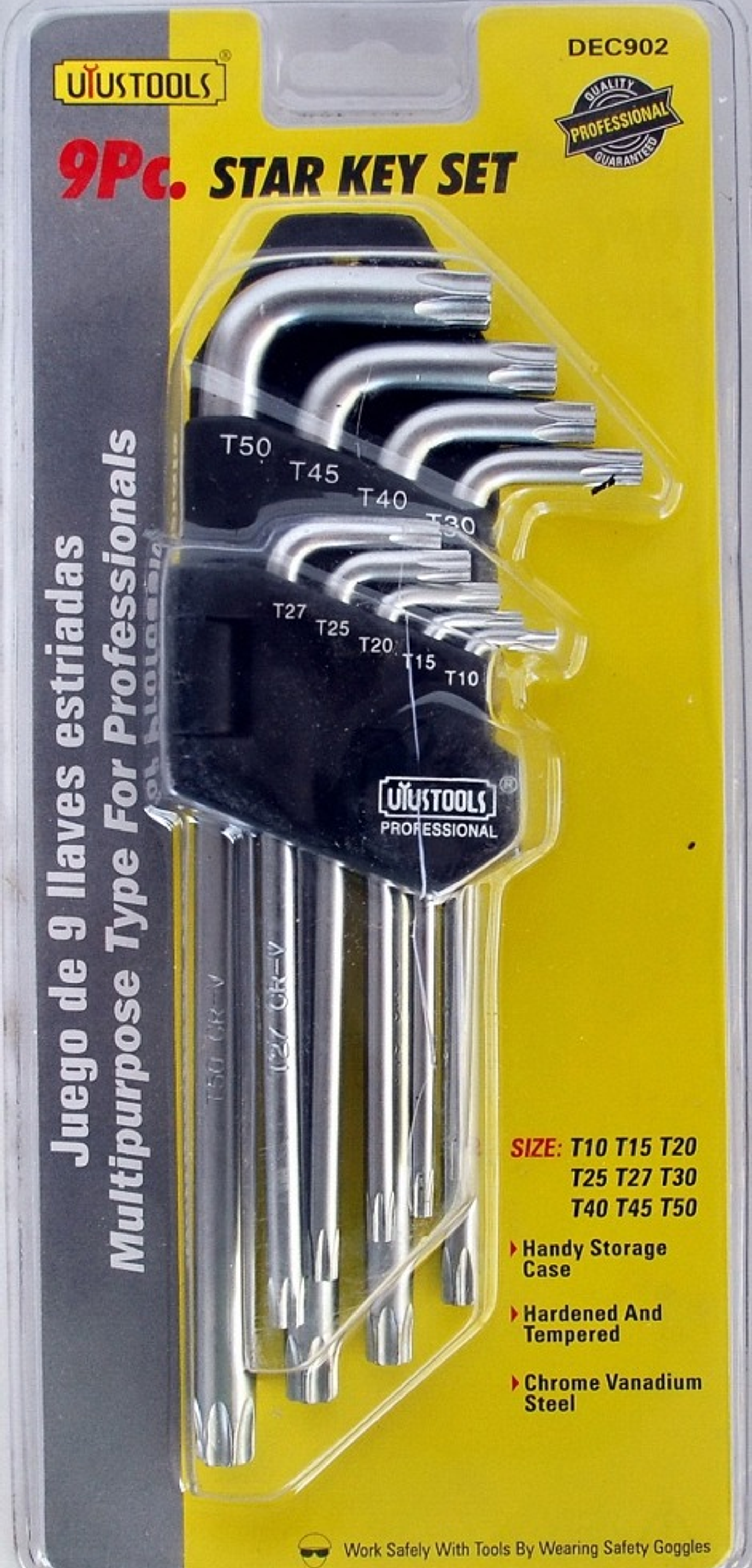 Llave Torx 9Pcs Mediano DEC902 1