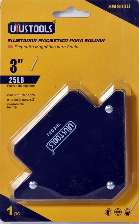 Sujetador Magnetico Para Soldar 3"/25Lb Uyu SMS03U