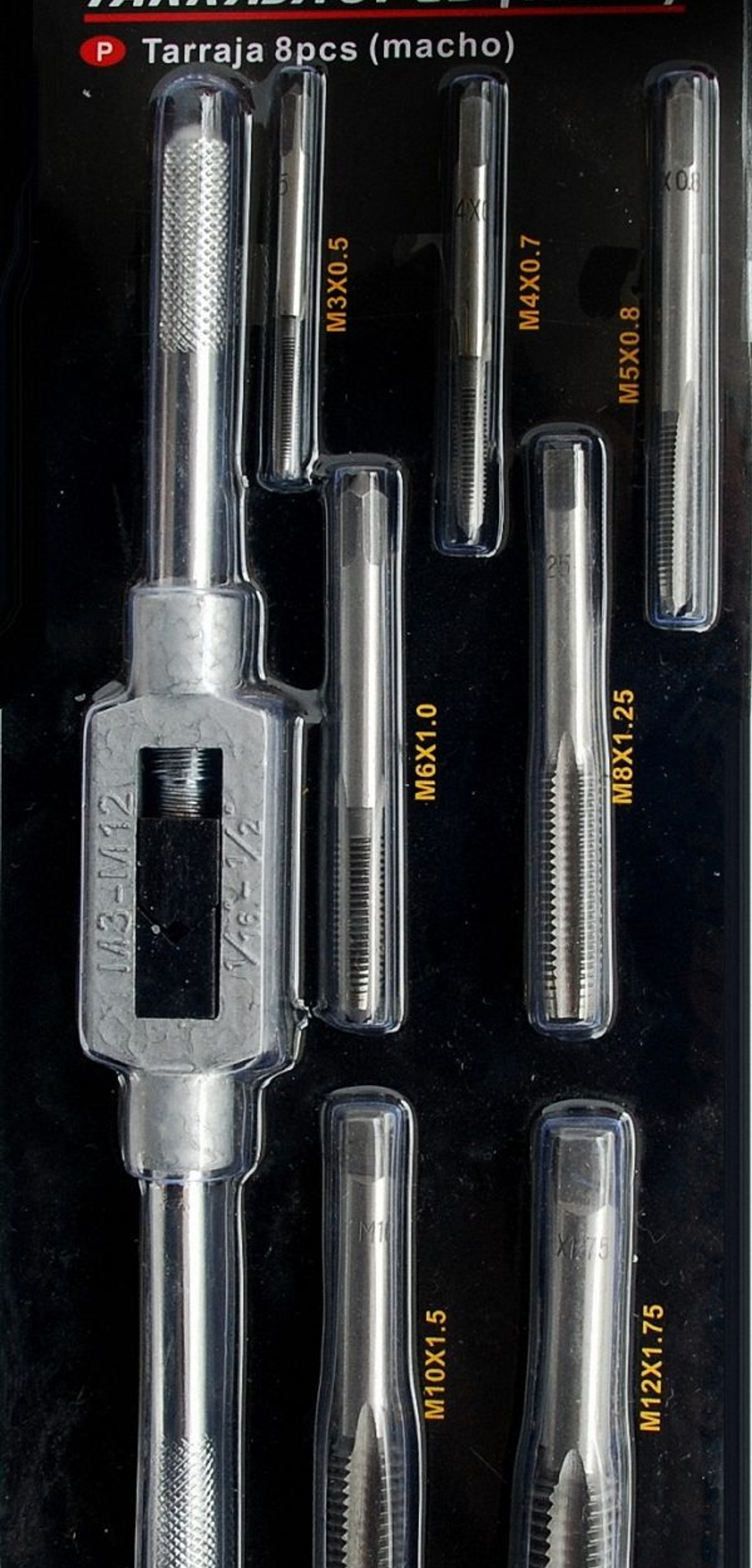 Tarraja 8Pcs  (Taps) TRA801 1