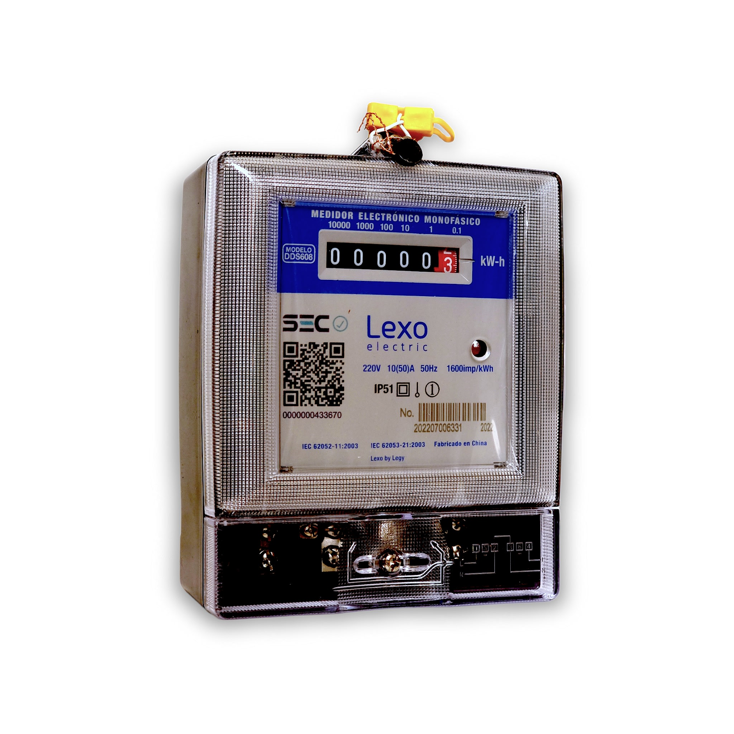 Medidor Monofasico Analogo 220V 50A 1