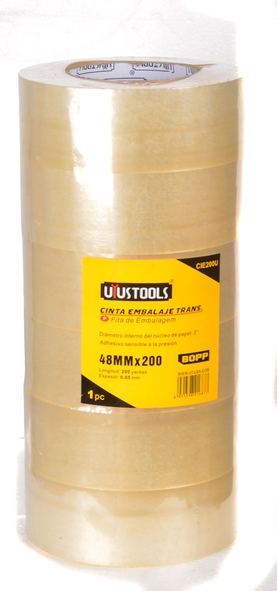 Cinta Embalaje Transparente Uyustools CIE200U 1