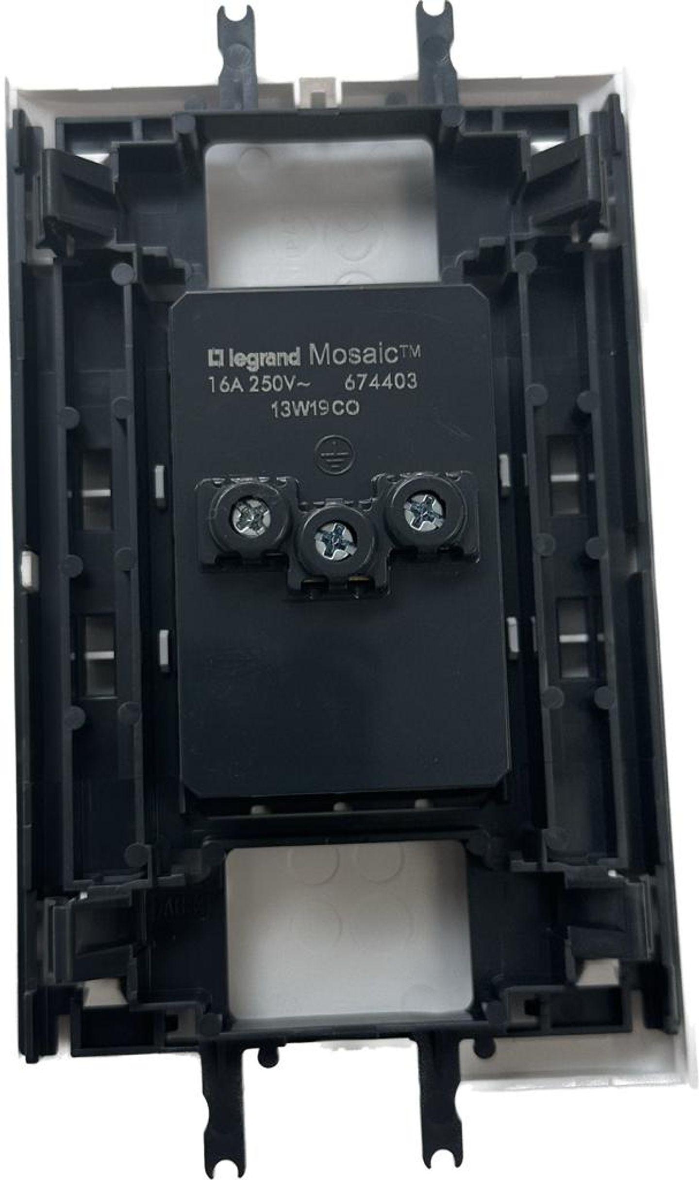 Modulo Enchufe Seguridad Legrand 674403 c/Marco 85mm 10993 4