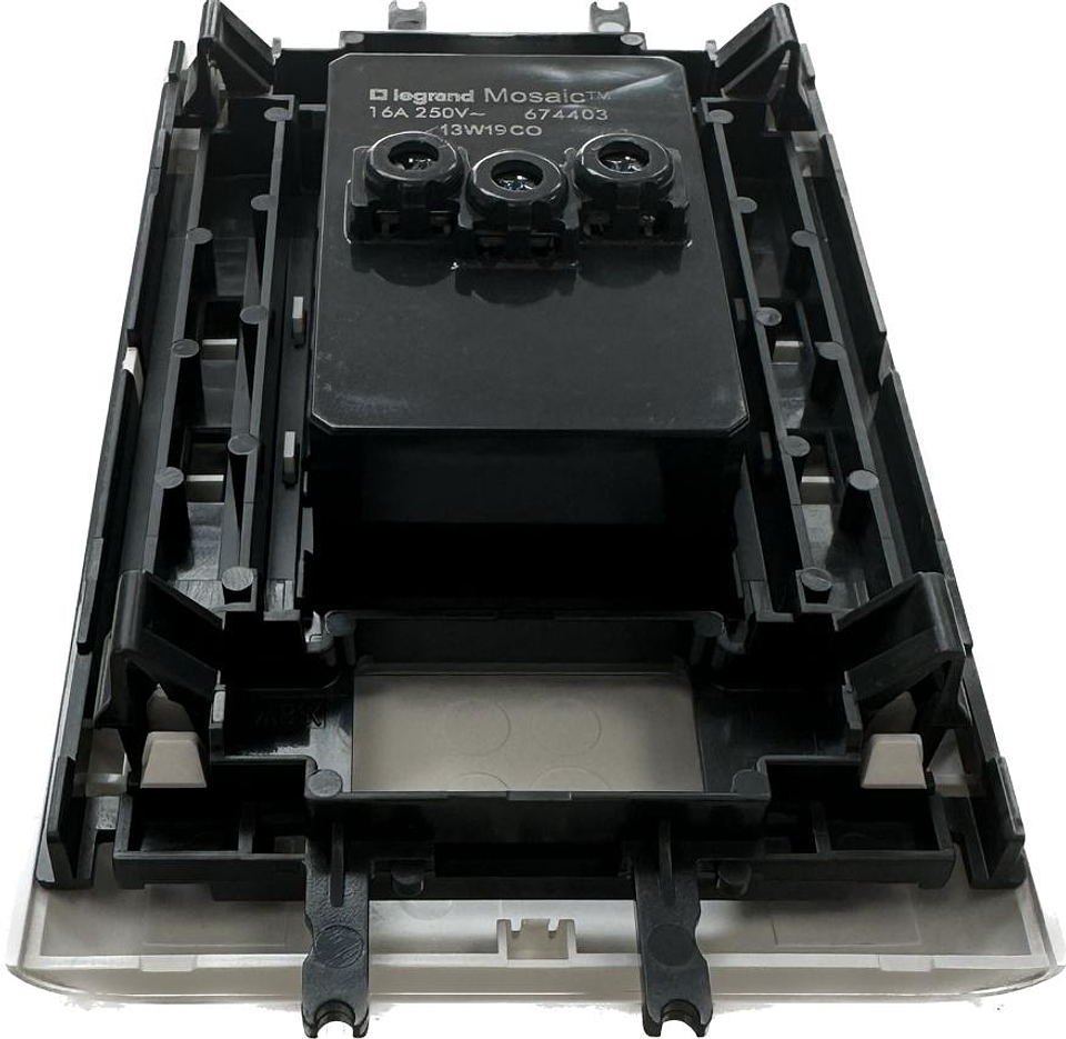 Modulo Enchufe Seguridad Legrand 674403 c/Marco 85mm 10993 2