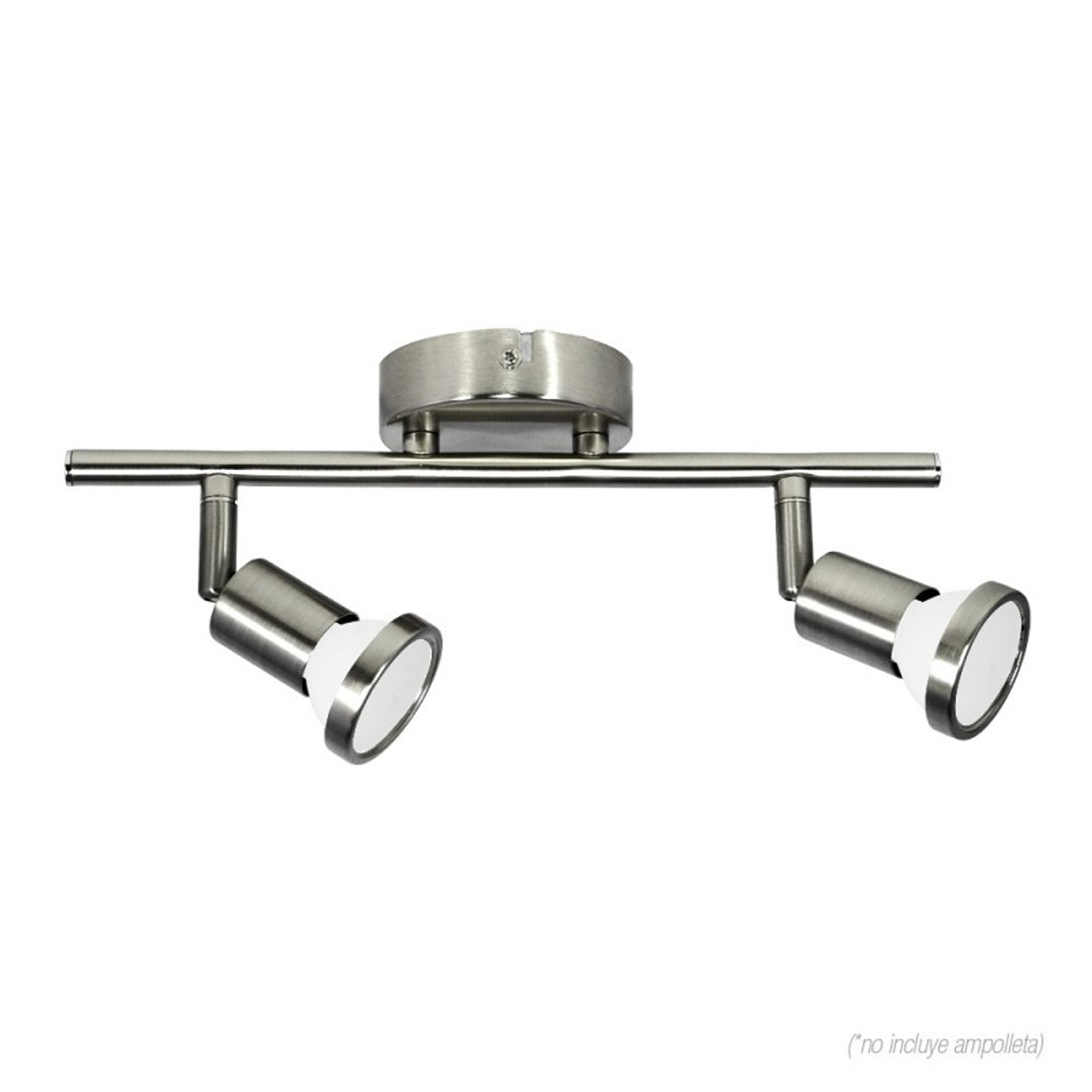 Barra Luces 2Xgu10 Nikel Vkb 1