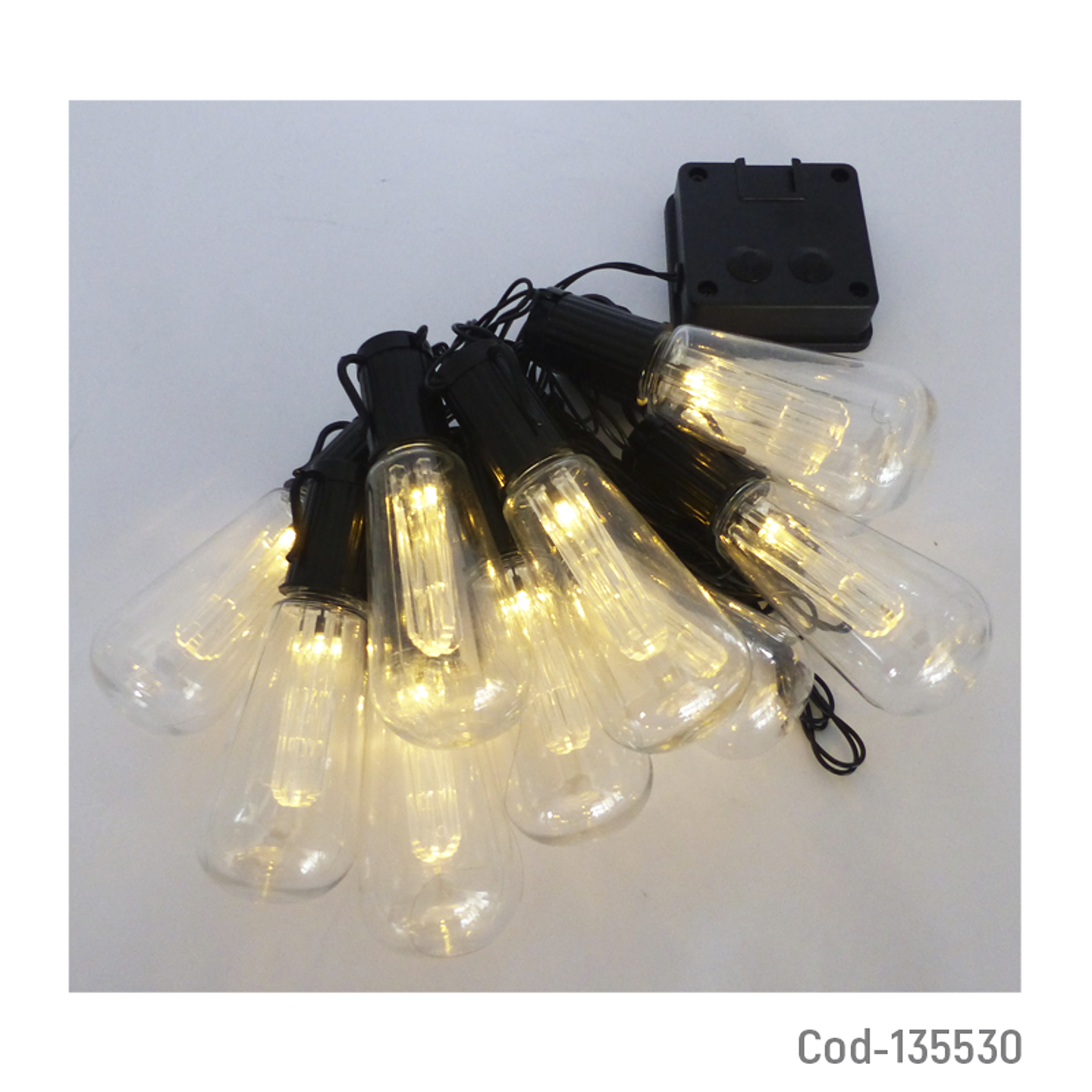 Guirnalda Solar 10 ampolletas 6M C/Estaca 2