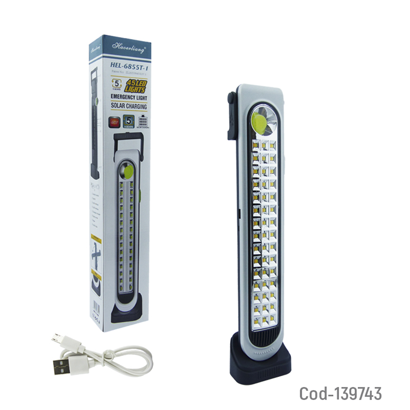 Lampara Emergencia Solar Duo Color 3