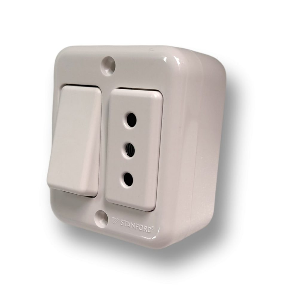 Interruptor S/P (9/12) + enchufe Stanford 2