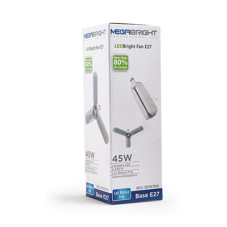 Ampolleta Led Tipo Elice e27 45w 6500k Megabright 2