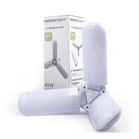 Ampolleta Led Tipo Elice e27 45w 6500k Megabright