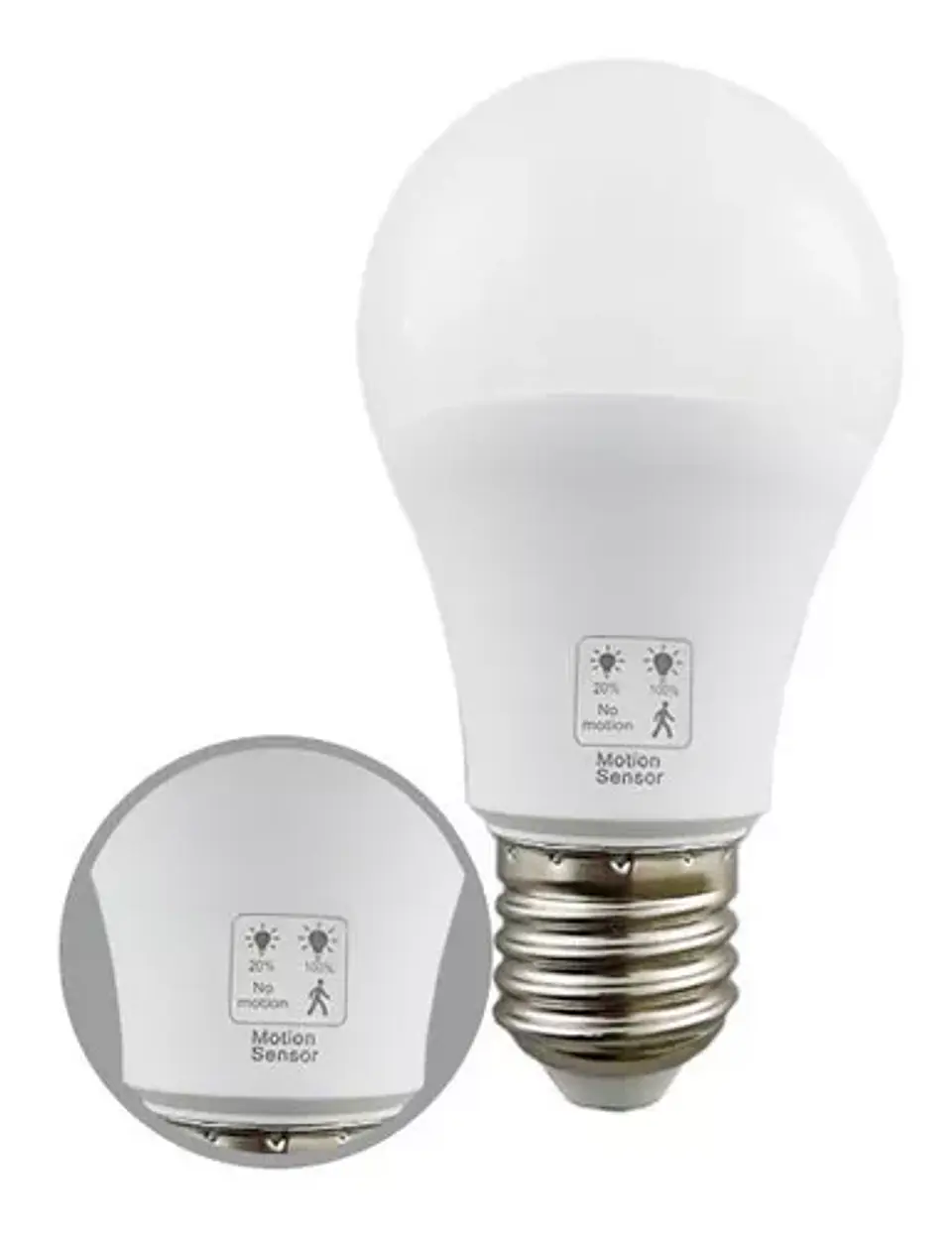 Ampolleta Led E27 9w c/Sensor movimiento 1