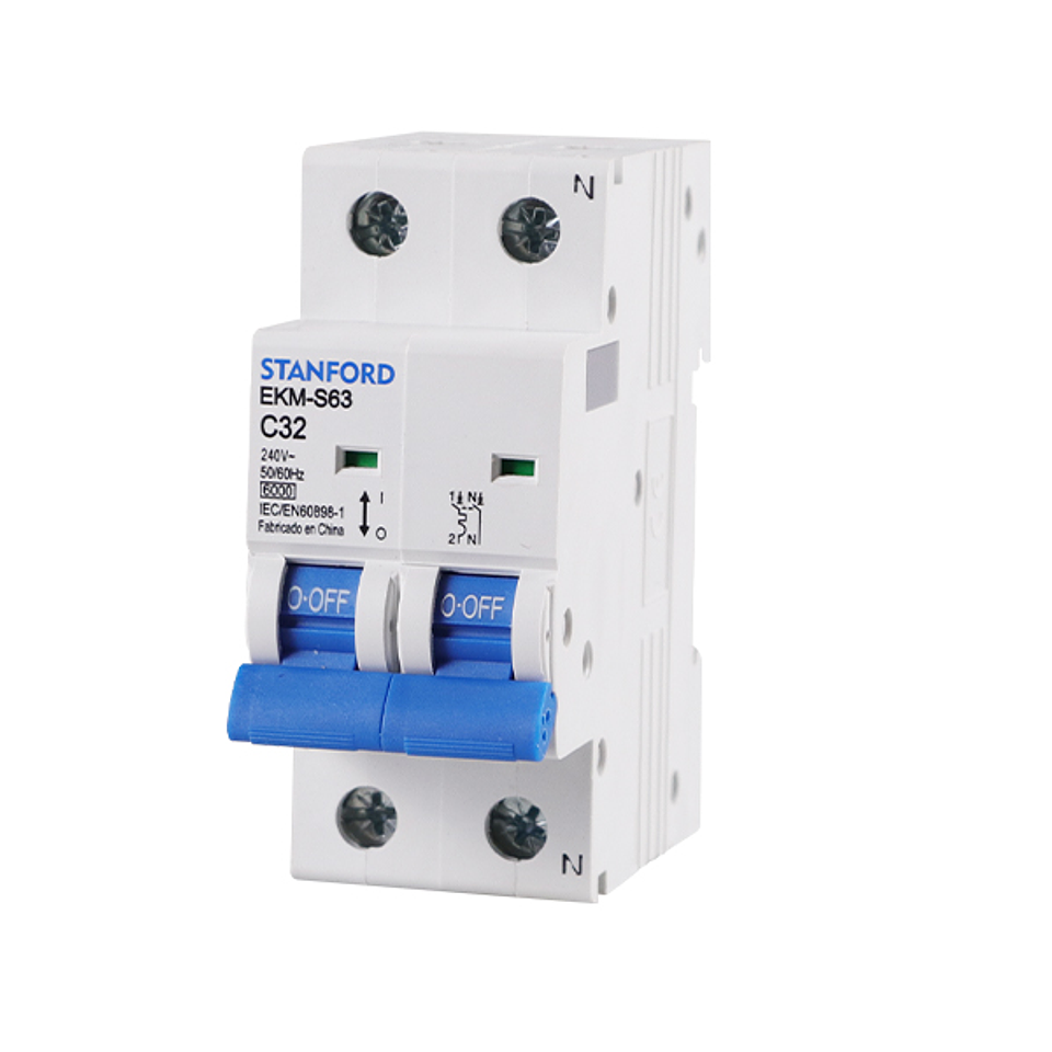 Int. Automatico Bif 2x32 Amp c 6k Din Stanford 1