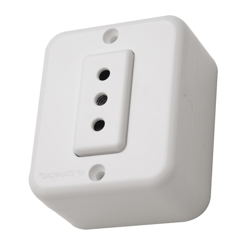 Enchufe Simple S/P 10A 250V Stanford 1