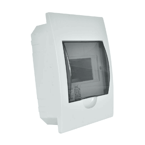 Tablero Emb 4P Tapa Transparente