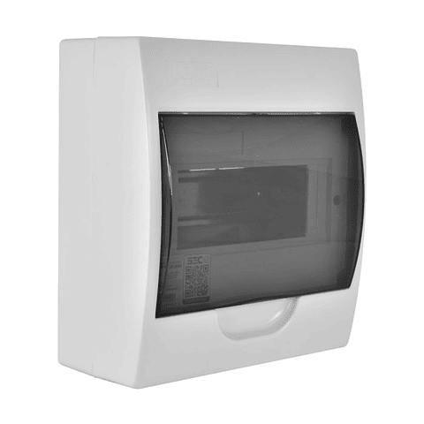 Tablero S/P 8P Tapa Transparente