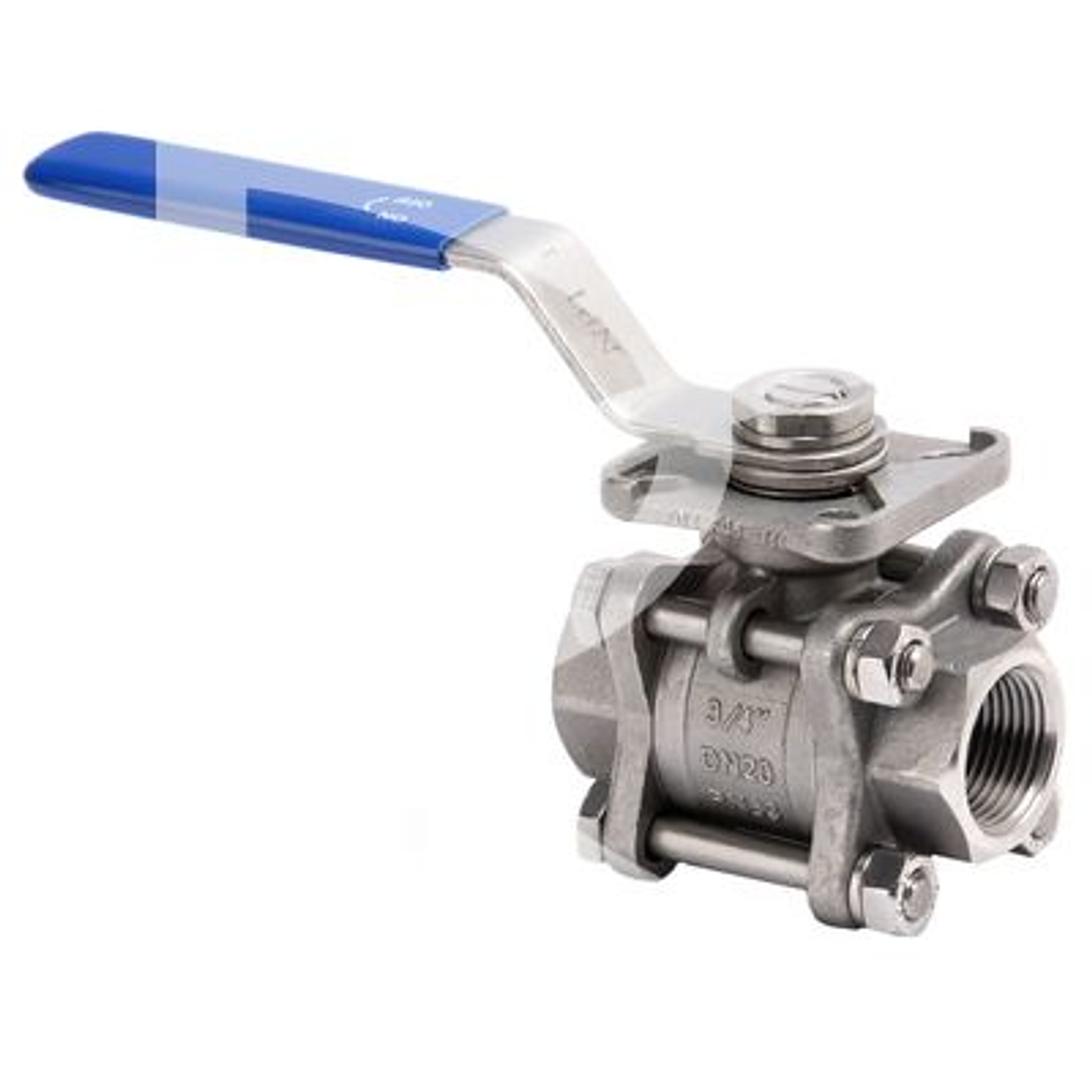 Valvula de Bola 3 Cuerpos Inoxidable 1