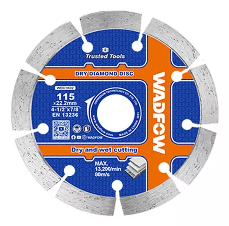 Disco Diamantado Seco  4 1/2 WADFOW 1
