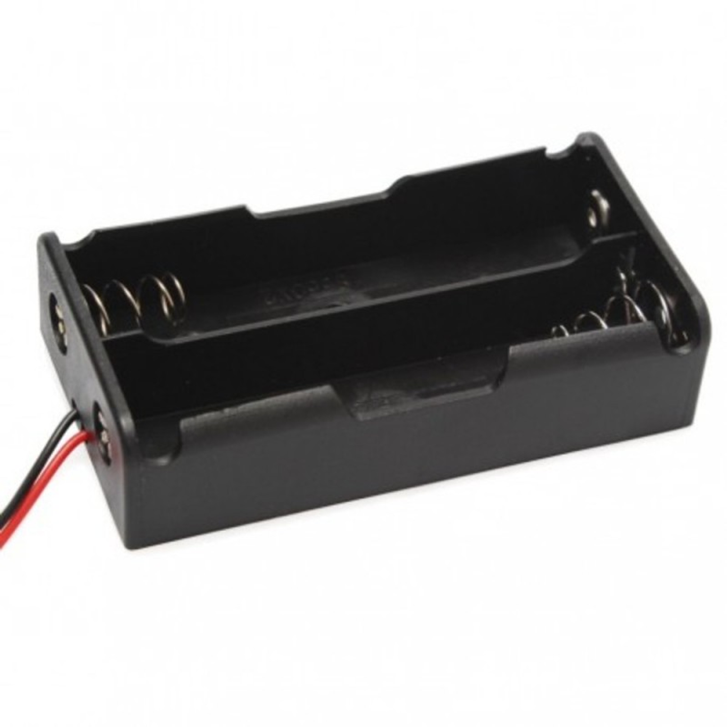 Portapila Doble Negro Aa 1