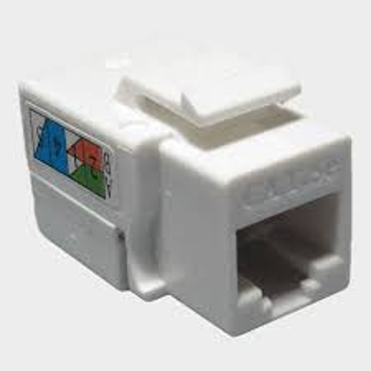 Modulo Rj 45 Cat 5E Blanco 2