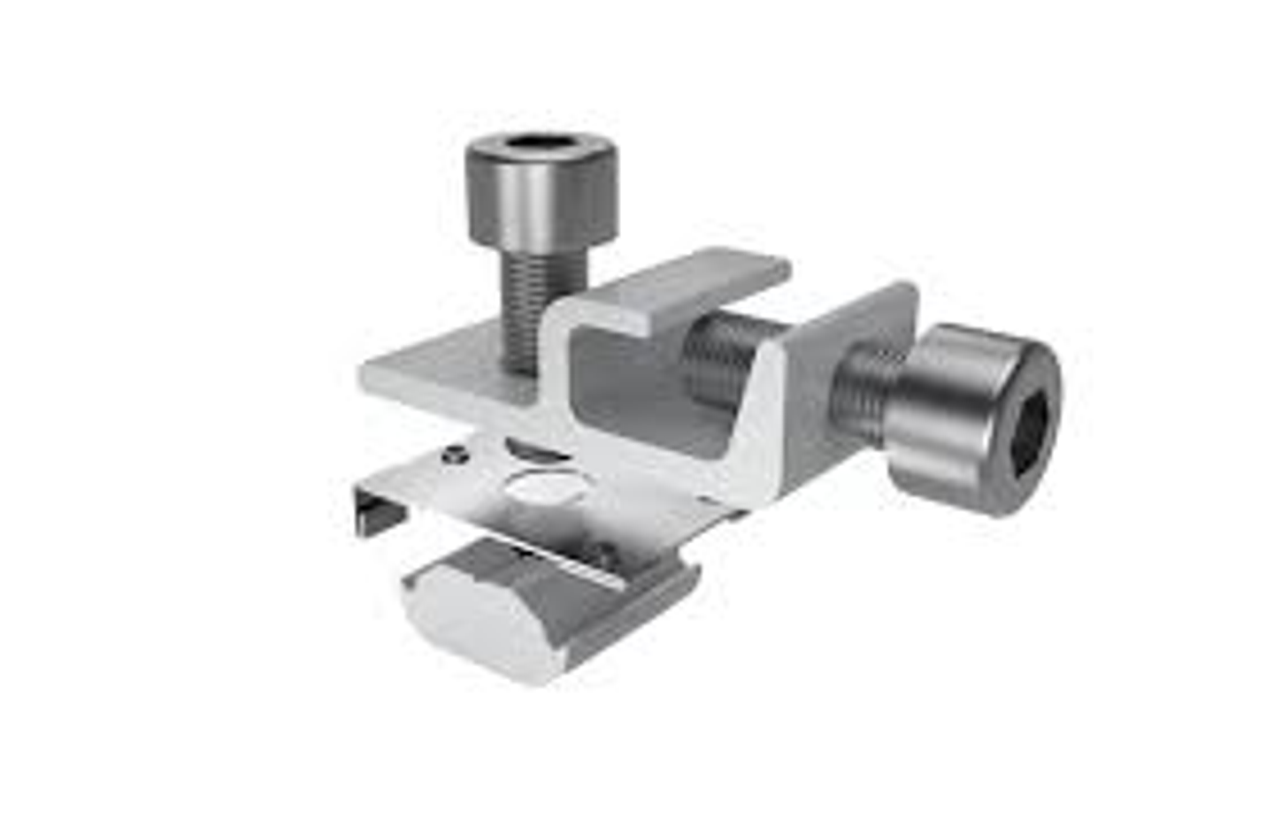 Conector  Tierra A Riel Aluminio 1