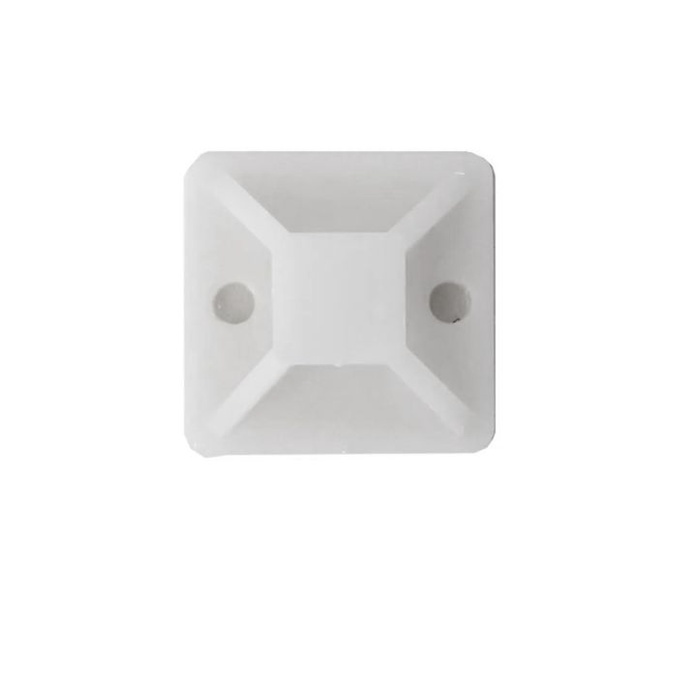 Base Adhesiva 28X28Mm Blanca 1