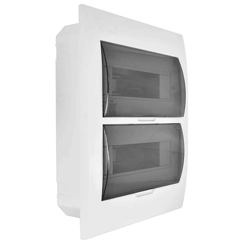 Tablero Emb 24P Tapa Transparente