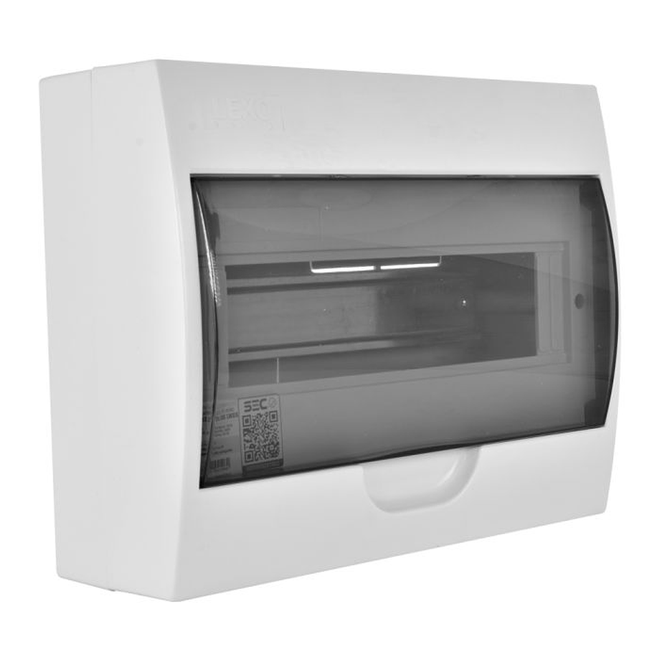 Tablero S/P 12P Tapa Transparente 1