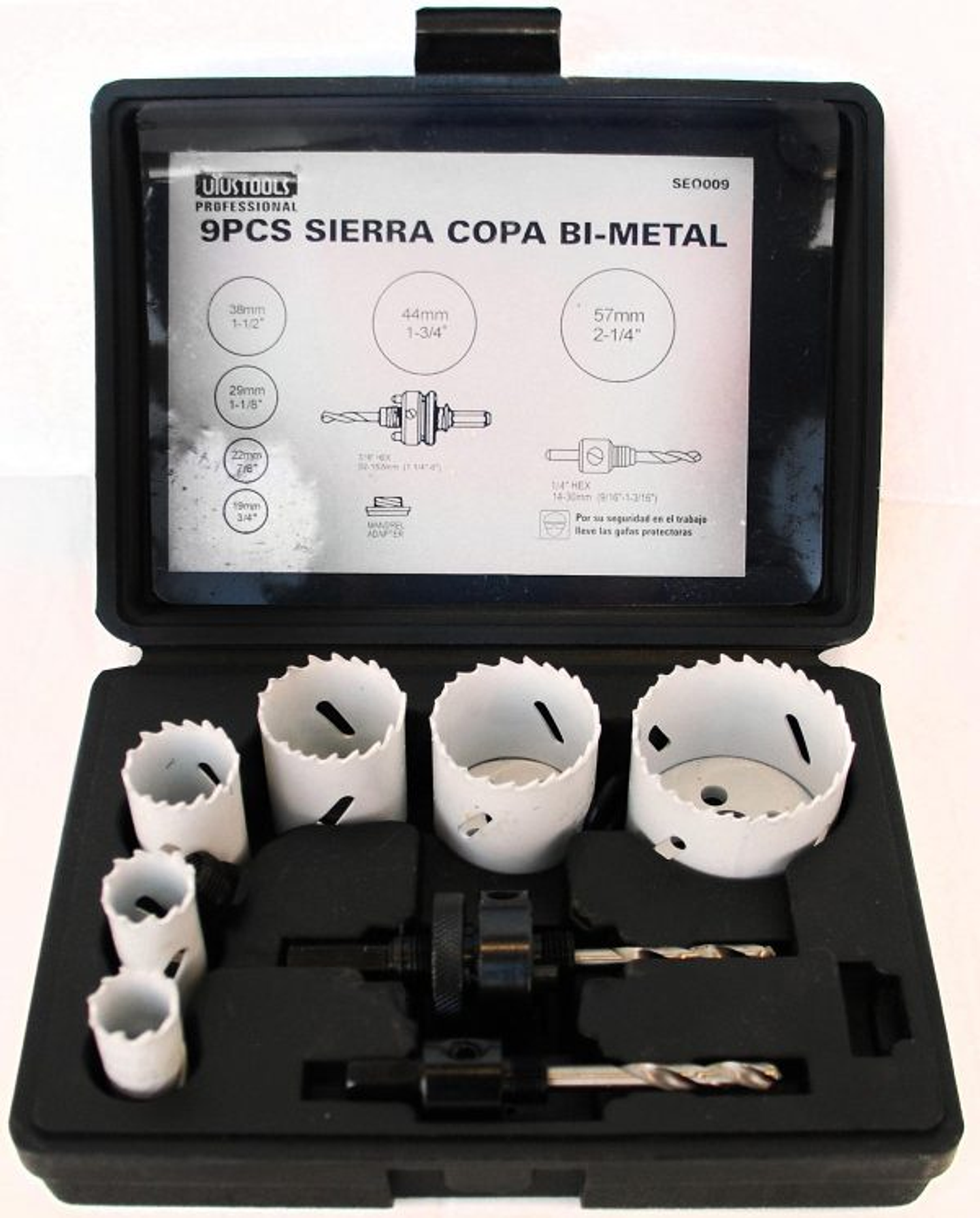 Set 9 Pcs Sierra Copa Bimetal Uyustools 1