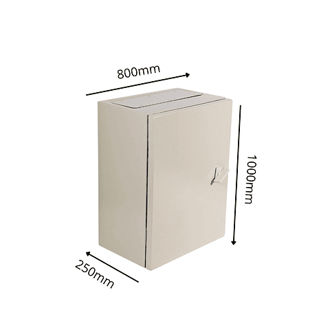 Gabinete Metalico 1000X800X250 Ip65 2P