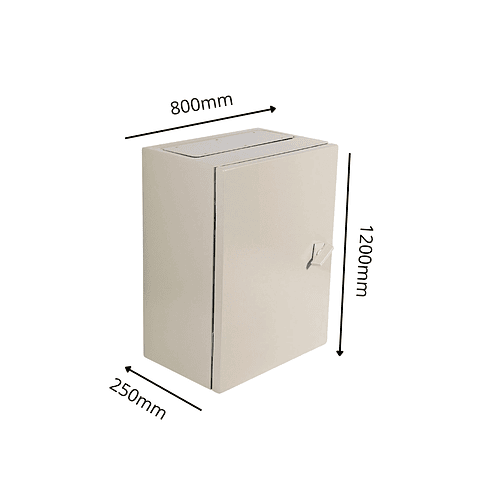 Gabinete Metalico 1200X800X250 Ip65 2P