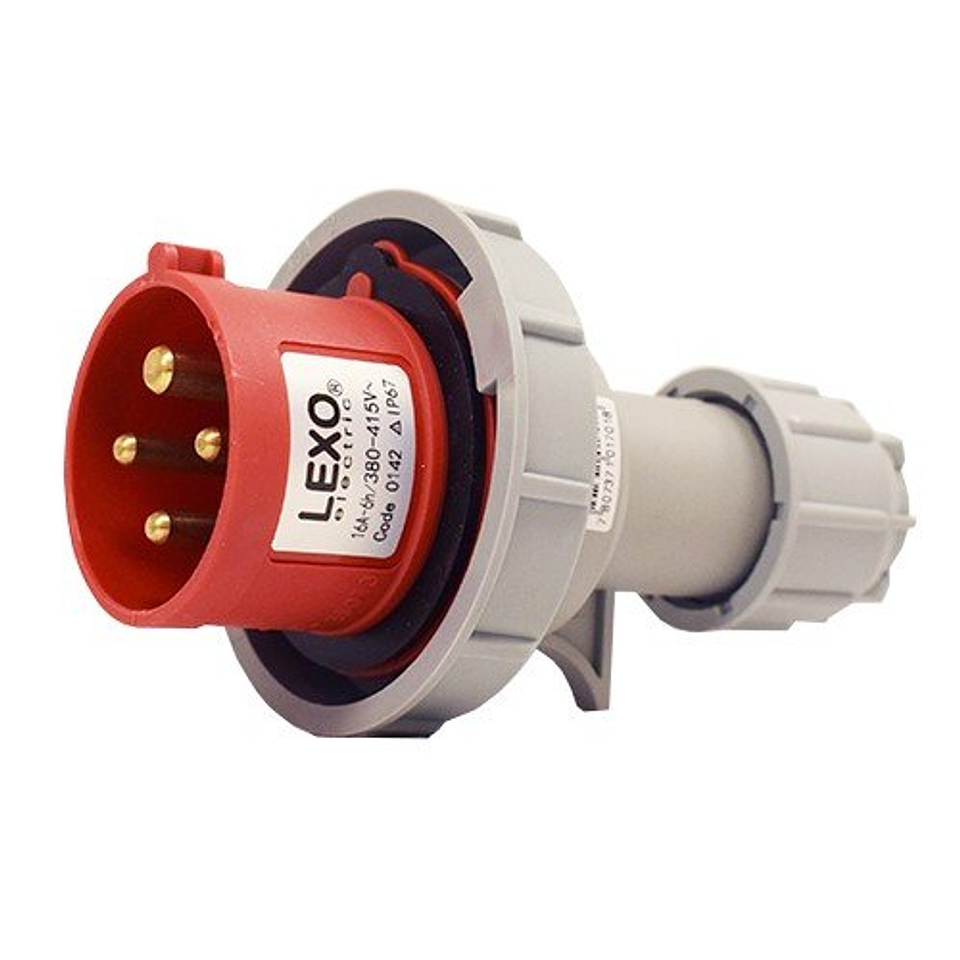 Enchufe Industrial Macho Vol 4x32A IP67 380V 1