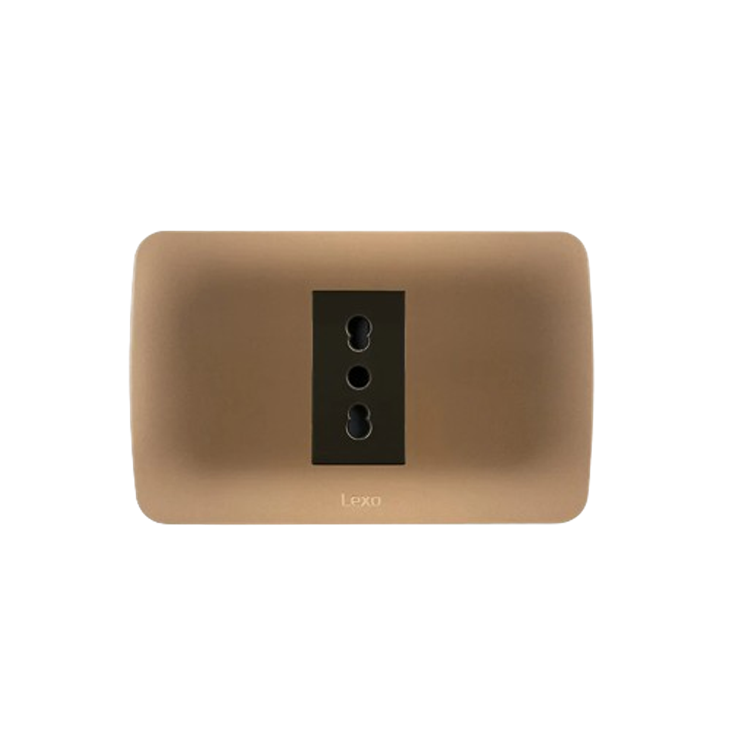 Enchufe Simple Emb 10-16 A Cafe Titanio Lexo 1