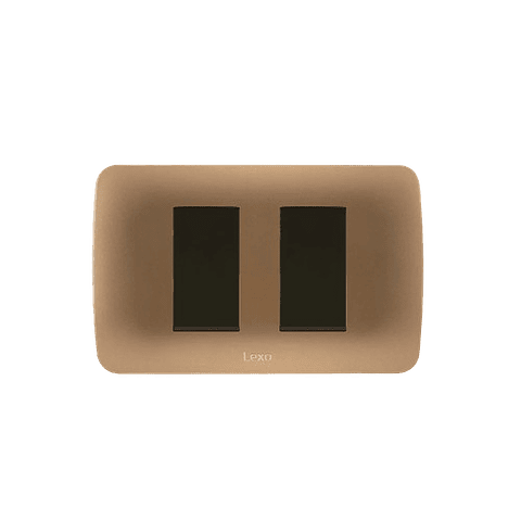 Interruptor 9/15 Emb Cafe Titanio Lexo