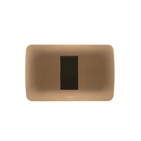 Interruptor 9/24 Emb Cafe Titanio Lexo