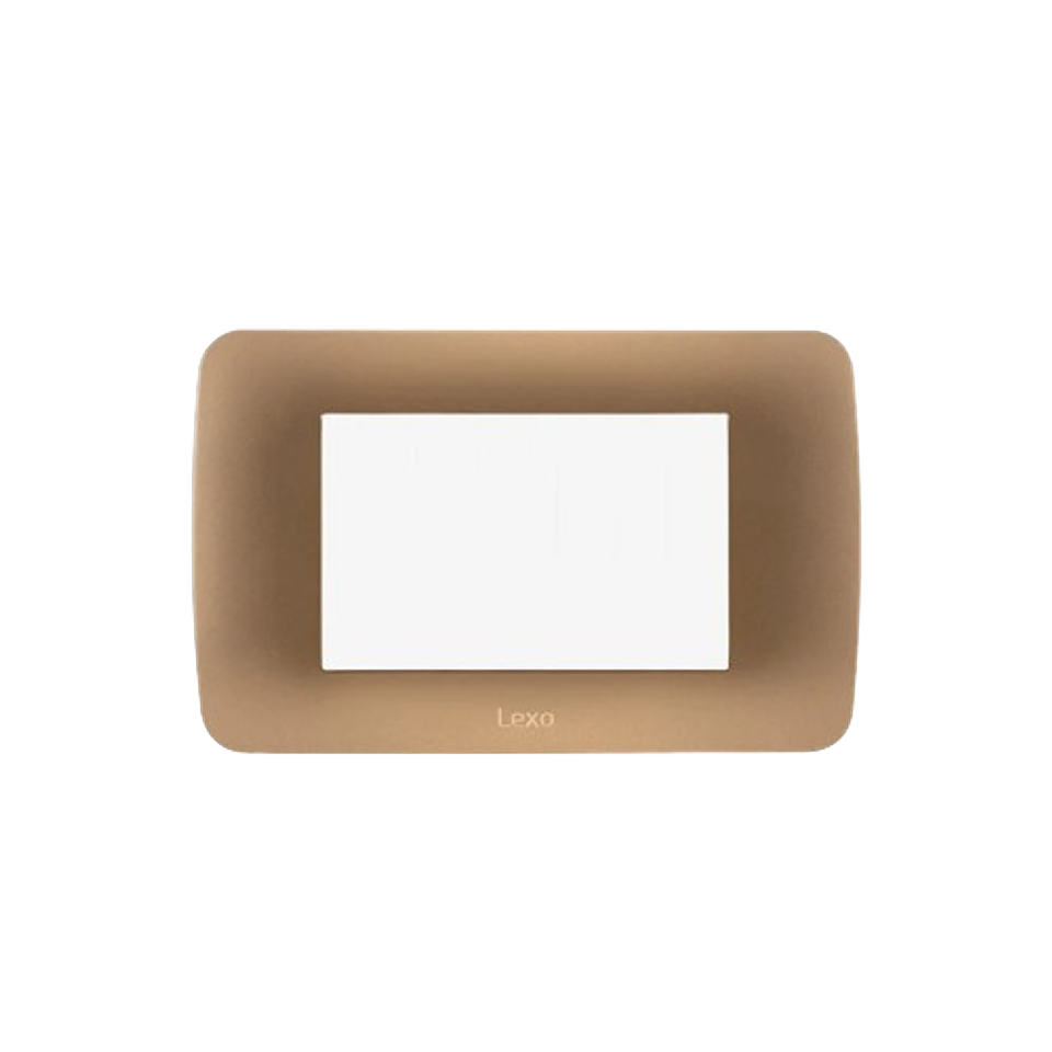 Placa 3 Modulos Titanio Lexo 1