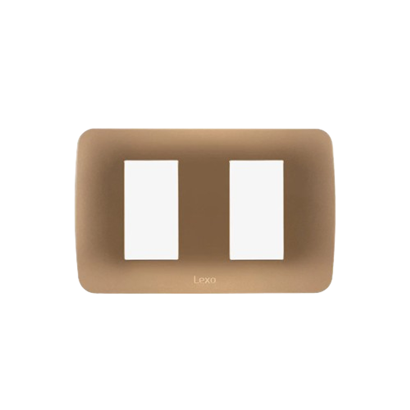 Placa 2 Modulos Titanio Lexo 1