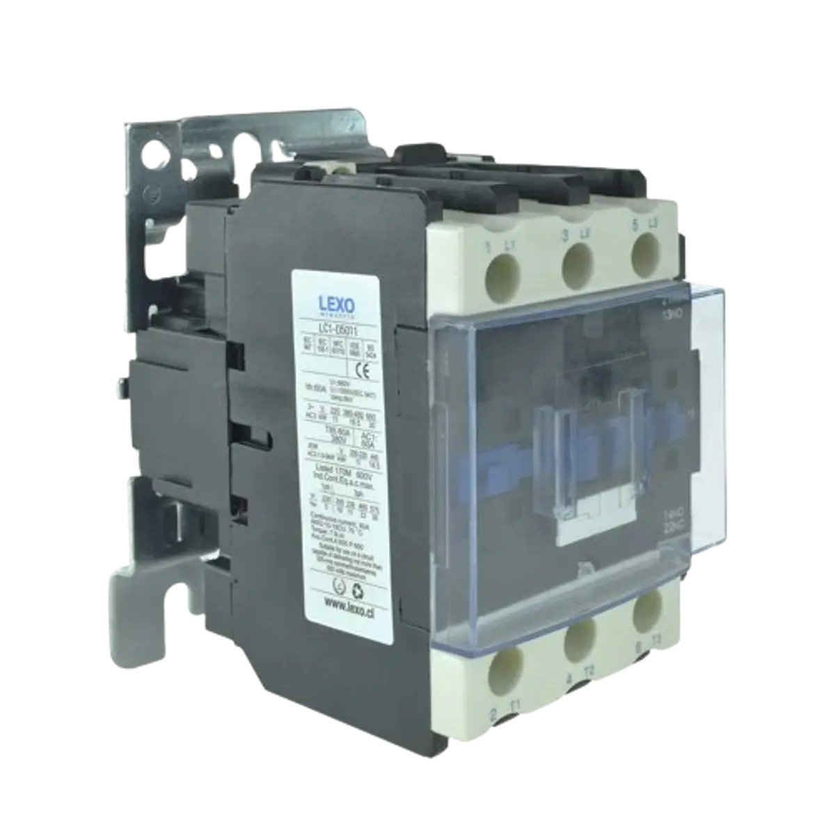 Contactor 50A, 1NO, IP20 220V Lexo | Rielec Limitada