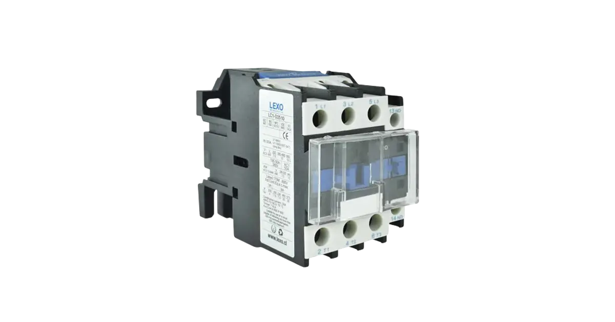 Contactor 25A, 1NO, IP20 Lexo 220V