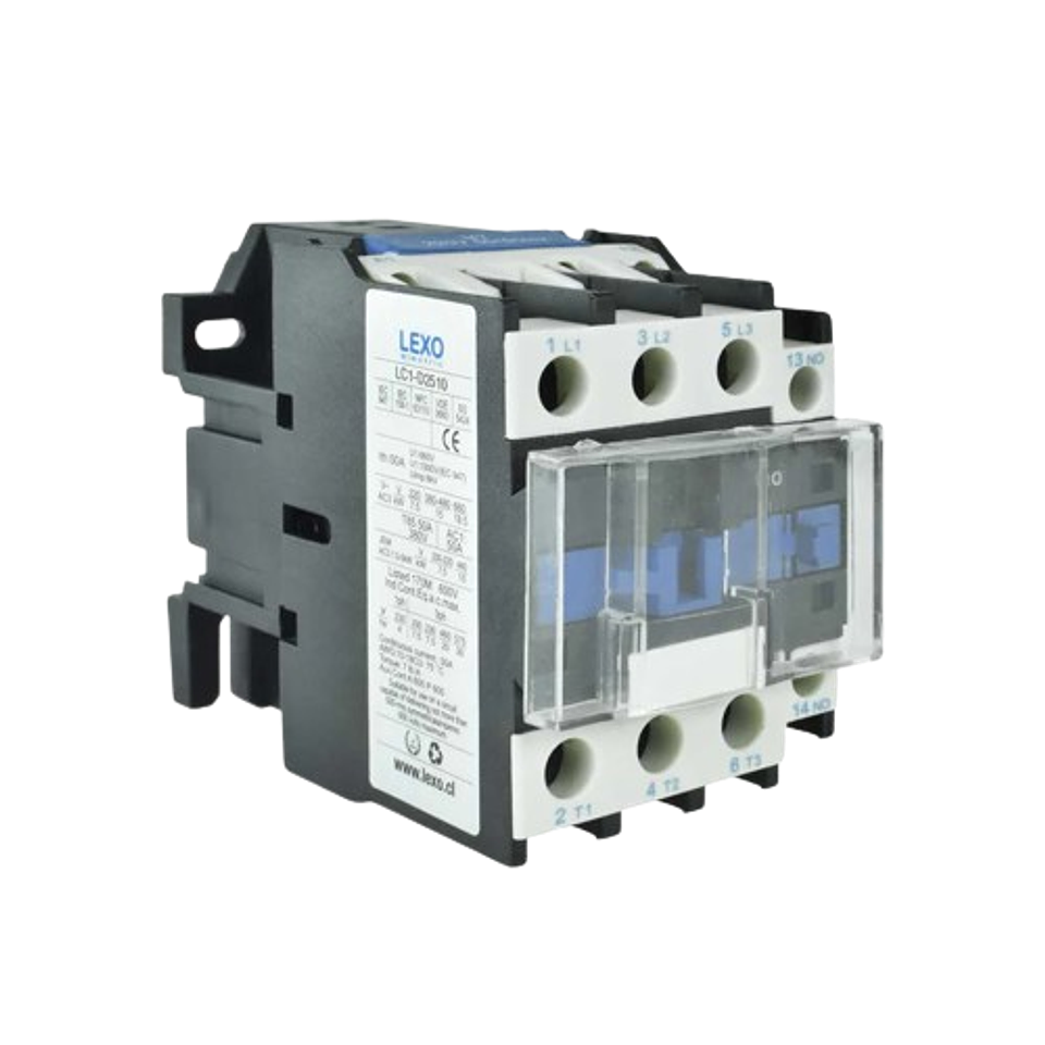 Contactor 25A, 1NO, IP20 220V Lexo 1