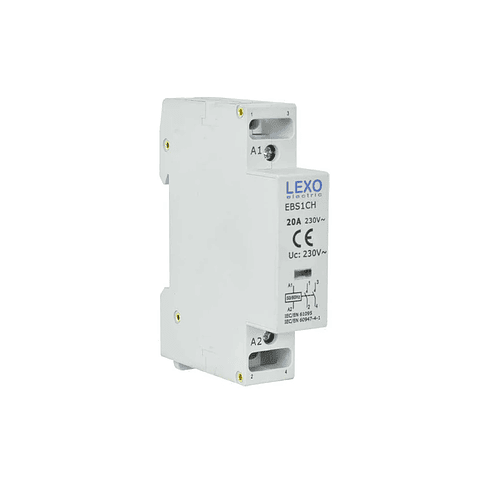 Contactor Modular Riel Din 20A 230V Lexo