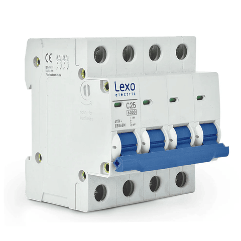 Interruptor Automatico 4X25A C 6K Lexo