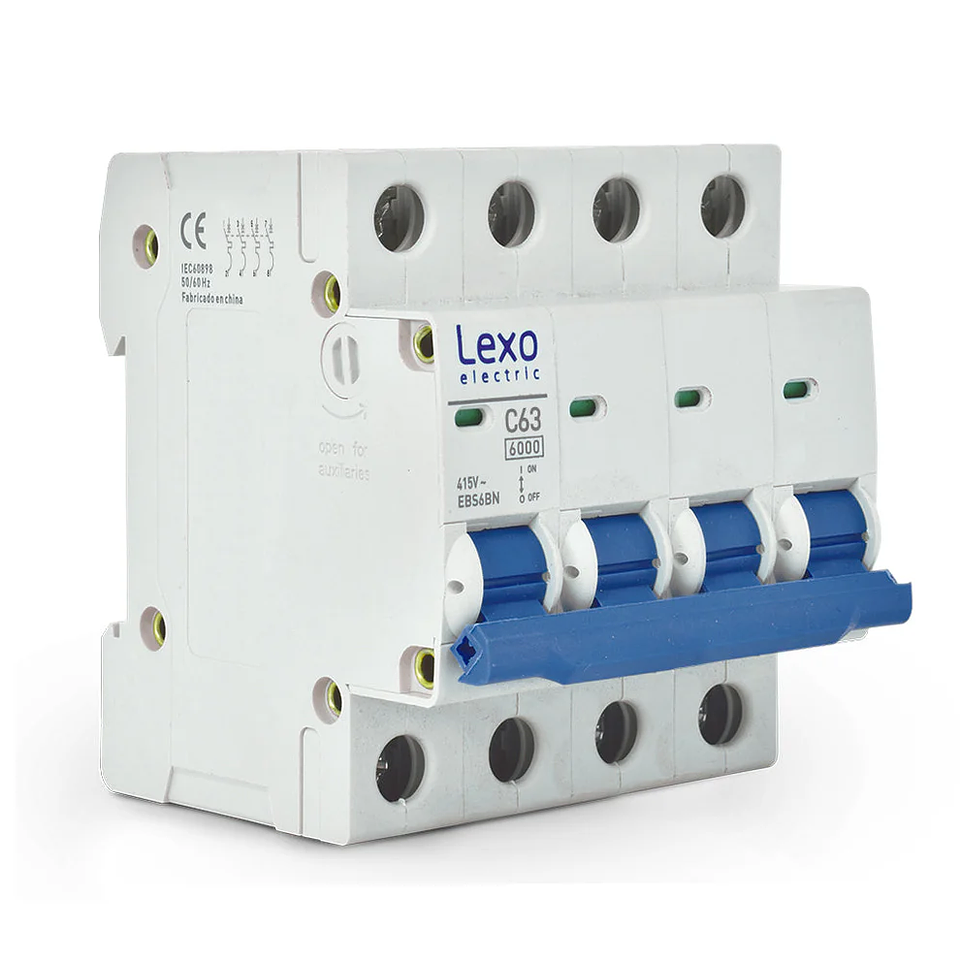 Interruptor Automatico 4X63A C 6K Lexo 1