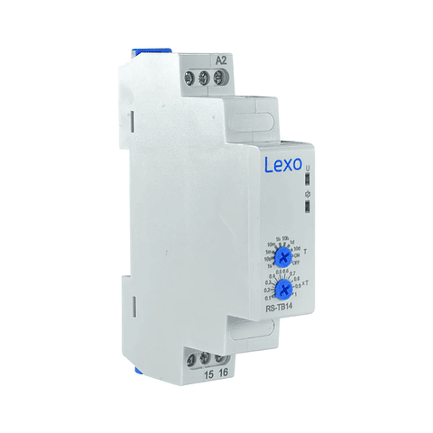 Rele Temporizado con Retardo Off Delay  12-240V AC/DC 1C/0 Lexo
