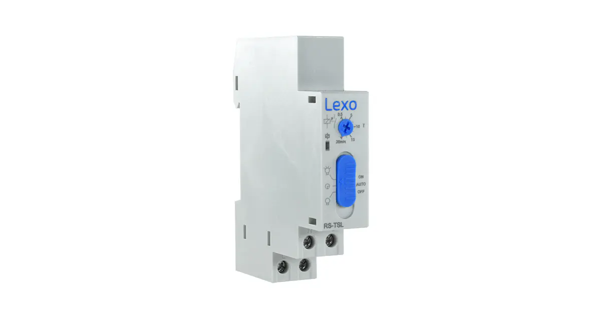 Rele Temporizado Escala/Pasillo 220V CA Lexo