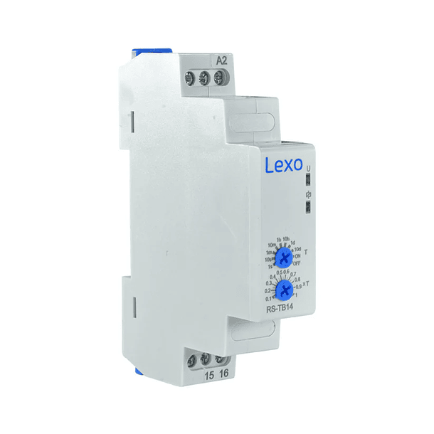 Rele Temporizador con Retardo a la Conexion 12-240v AC/DC Lexo