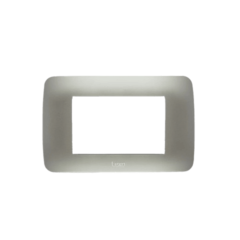 Placa 3 Modulos Plata Lexo