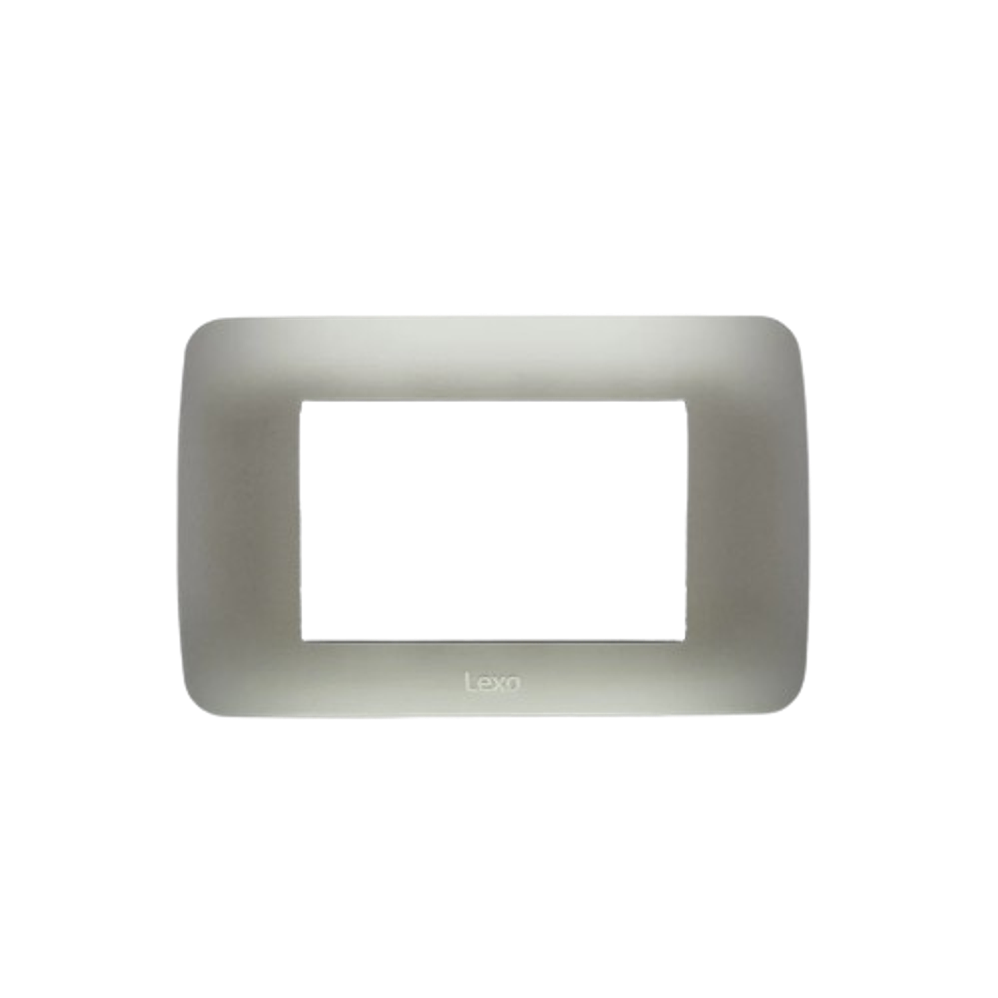 Placa 3 Modulos Plata Lexo 1