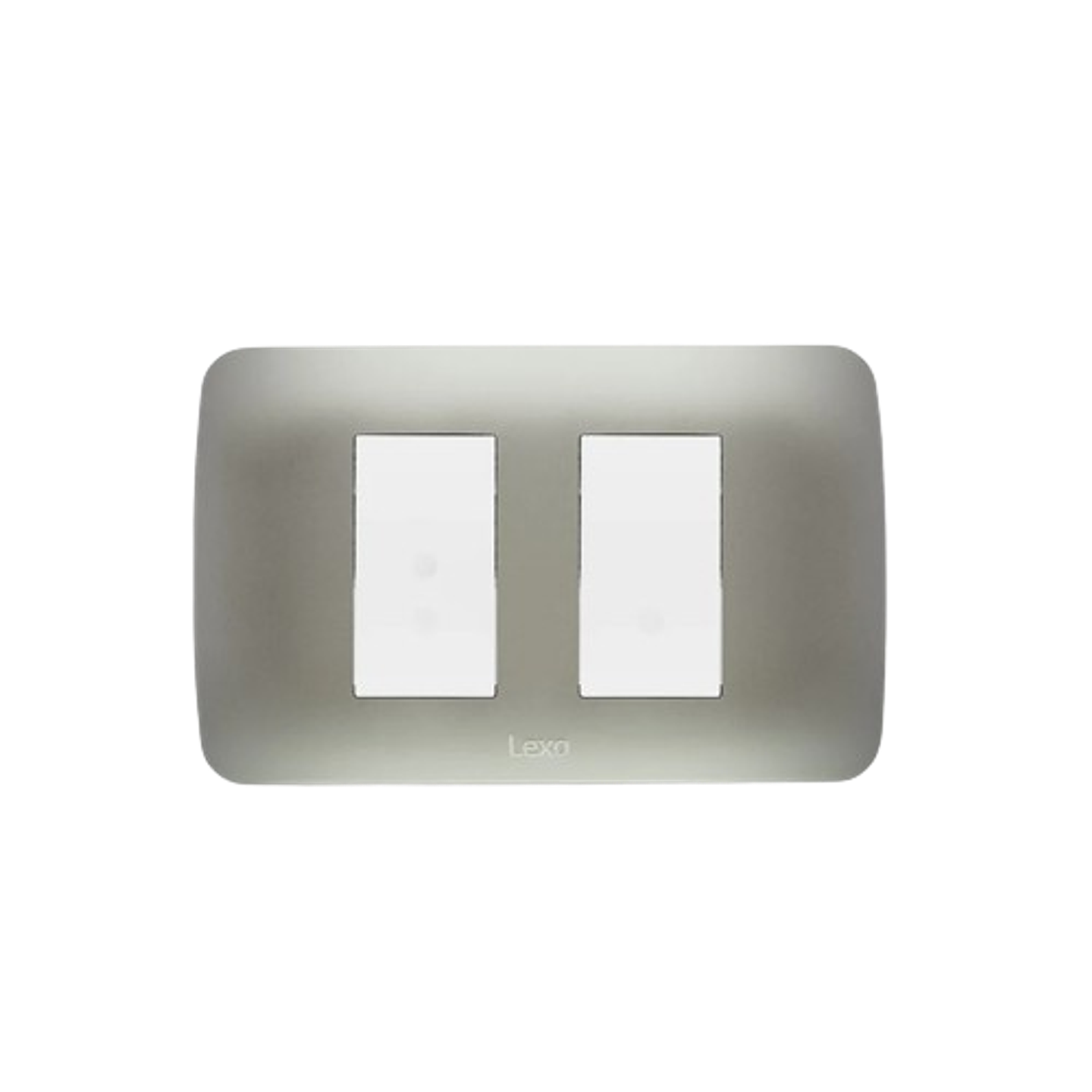 Placa 2 Modulos Plata Lexo 1