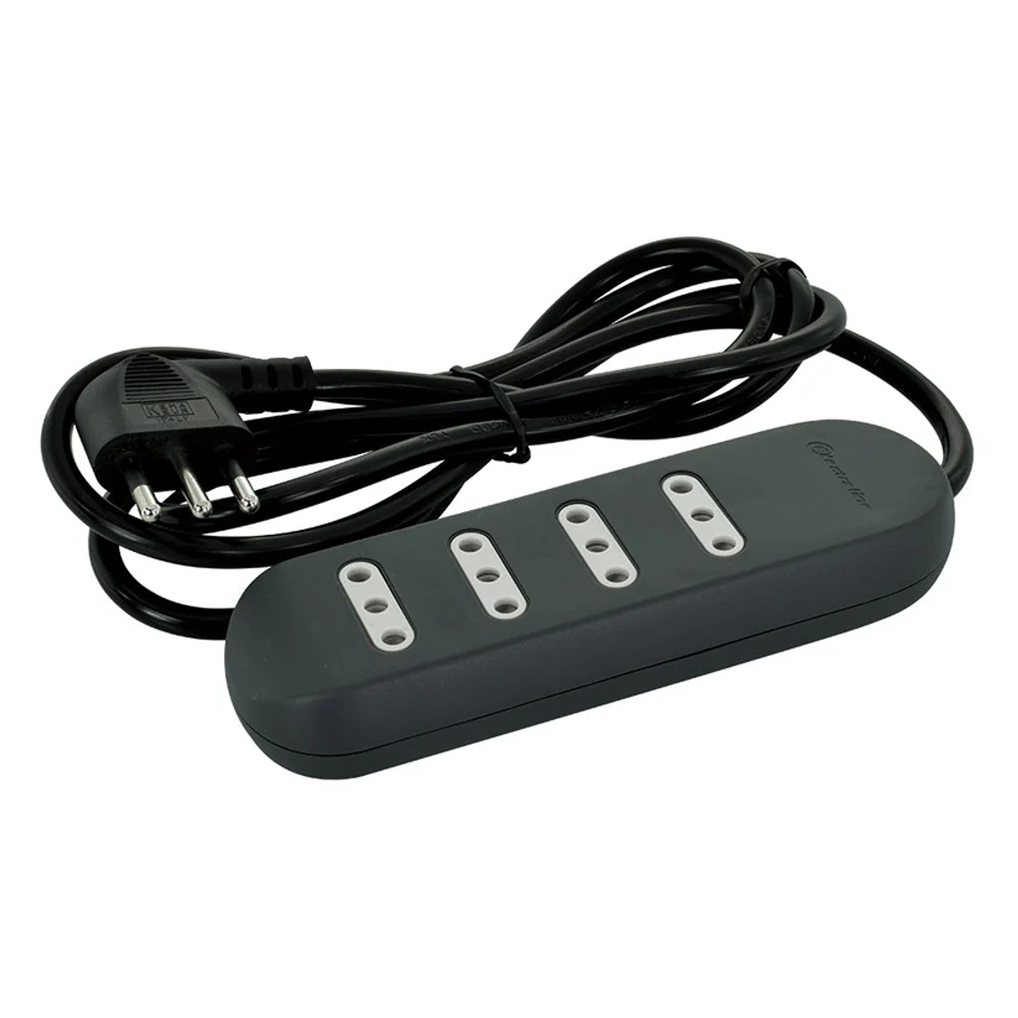 Alargador 4 Tomas 3mt Negro Lexo 1