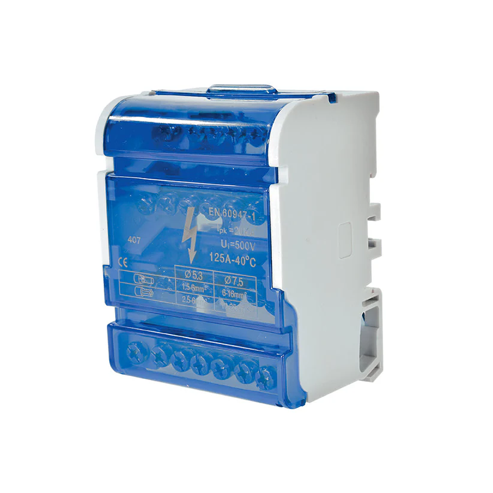 Repartidor Tetrapolar 7P 125A 1