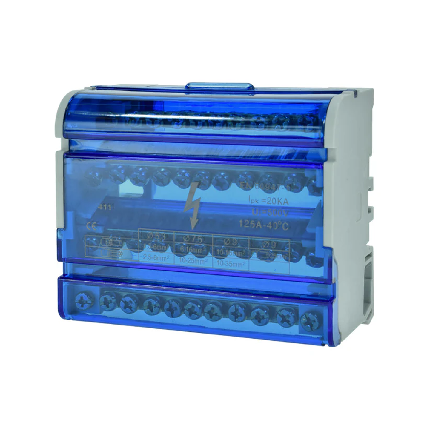 Repartidor Tetrapolar 11P 125A 1